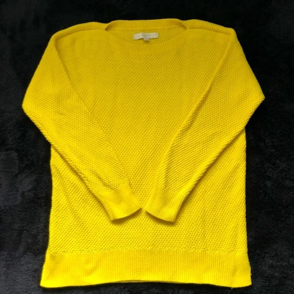 Ann Taylor Yellow Sweater - Picture 1 of 6